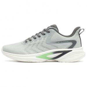 Амортизирующие износостойкие поддерживающие низкие кроссовки для бега мужские серые 361°, Photon Gray/Smoke Gray