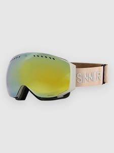 Очки для сноуборда Sinner Emerald Matte Light Grey Goggle, double full gld mrror vnt