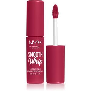 NYX Professional Makeup Smooth Whip Matte Lip Cream бархатистая помада с разглаживающим эффектом оттенок 08 Fuzzy Slippers 4 мл Inna Marka
