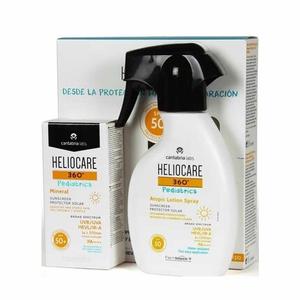 Солнцезащитный лосьон-спрей Heliocare 360 Pediatrics, SPF 50, 2 шт.
