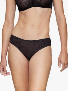 Сигнатурные прозрачные кружевные трусики Triumph, Black