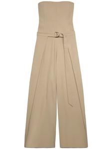 AMI Paris многослойный комбинезон без бретелей, нейтральный цвет