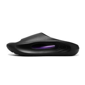 Детские дышащие шлепанцы для улицы из ЭВА для подростков CAMKIDS, черный/оранжевый