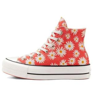 Кроссовки chuck taylor all star platform high 'camp daisies' Converse, красный