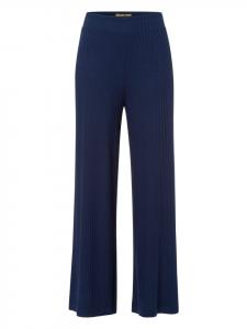 Les Lunes Брюки MICHELLE Rib Wide Leg, цвет синий