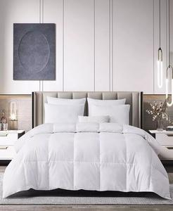 Всесезонное одеяло из лиоцелла и хлопка с белым пером и пуховым волокном, полный/королевский размер Beautyrest, белый