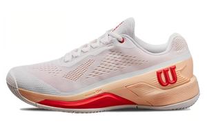 Wilson Rush Pro Абразивоустойчивые Низкие Теннисные Туфли Женские Белый Розовый