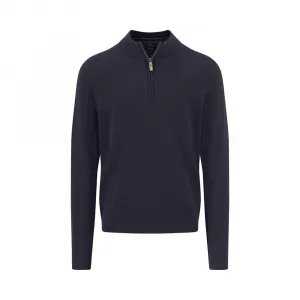 Свитер Fynch Hatton 1509326 с половинной молнией, синий