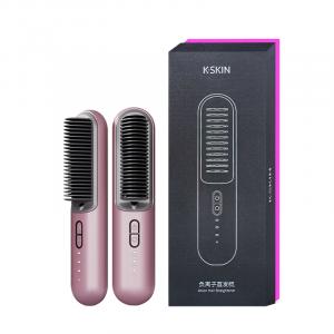 Щипцы для завивки / Утюжки для выпрямления волос KSKIN, [Purple]60 Million Negative Ion Hair-Friendly Dual-Straight And Curl Wireless Model Kd382S