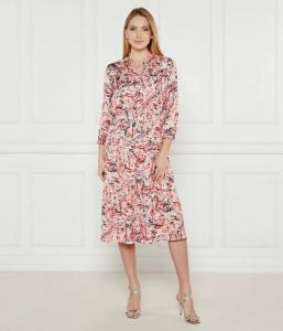 Платье женское Boss Orange из вискозы и модала с принтом, мультиколор