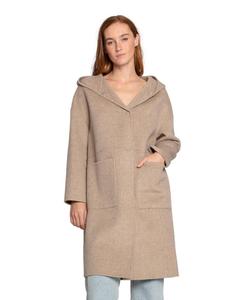 Женское пальто с капюшоном для воскресного утра Belle & Bloom, Light/pastel brown