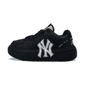 MLB Низкие скейтбордистские кроссовки Chunky Liner, унисекс, черный с белыми