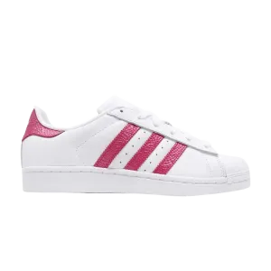 Кроссовки Adidas Wmns Superstar 'Pink', белый