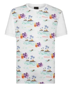 Футболка с круглым вырезом и ладонями Billionaire, мультиколор