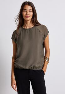 Блуза Street One Blouse, Braun/Mottled Brown