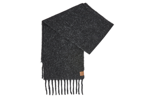 LOEWE Вязаный шарф мужской темно-серый