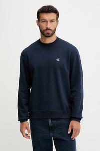 Хлопковая толстовка Calvin Klein Jeans, темно-синий