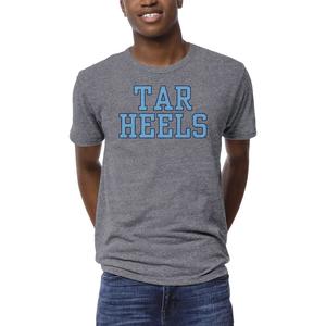 Мужская лига студенческая одежда Серая футболка North Carolina Tar Heels Local Victory Falls Tri-Blend футболка