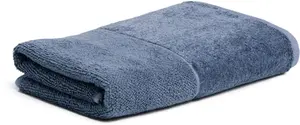 Полотенце Möve "Полотенце MÖVE Bamboo Luxe", (1 шт.) 50х100 см (1 шт.), цвет steel blue
