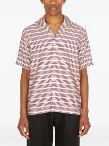 Полосатая рубашка Soulland, красный