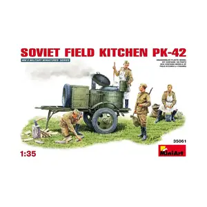 Советская полевая кухня КП-42, WWII Military Miniatures Series (1:35) (MiniArt Models)