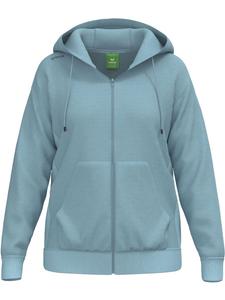 Толстовка с капюшоном "Ts Hoody Jacket" синего цвета erima