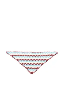 Полосатое украшение для волос Graviola в технике кроше Isolda, синий