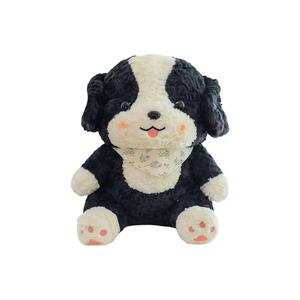 Милые плюшевые куклы щенков бордер-колли высота 23см/30см/45см KUKADI, черный