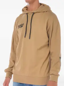 Худи с принтом граффити Disclaimer, коричневый