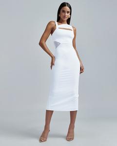 Миди платье BWLDR WALKIN, White