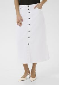 Джинсовая юбка CUAMI LONG - A-line skirt Culture, кремовый