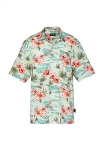 Легкая гавайская рубашка Schott, Bleu