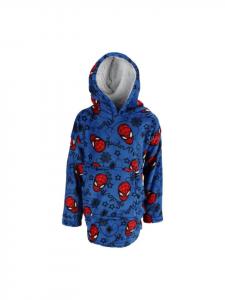 Spiderman Детский плед-толстовка с капюшоном «Человек-паук» - мягкий плед для холодных дней, разноцветный