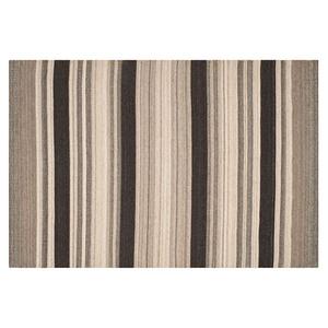 Ковер ручной работы из шерсти Dhurries с яркой полоской, плоский переплетенный Safavieh, 92x153 см