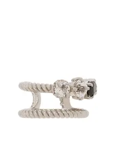 Серьга-кафф из белого золота с топазом и шпинелью DOLCE & GABBANA, белый