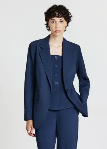 Однобортный простой пиджак Calliope, Blu Notte Melange