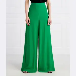 Пунктуальные брюки палаццо Pinko, зеленый