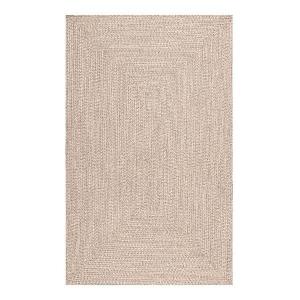 Плетеный коврик Wynn для улицы и дома Nuloom, бежевый, 77x244 см