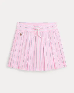 Юбка-брюки для девочки плиссированные из пике оксфорд Polo Ralph Lauren, розовый