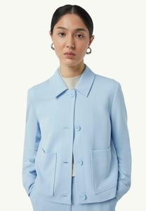 Летняя куртка MIT STRUKTURMUSTER comma, светло-голубой