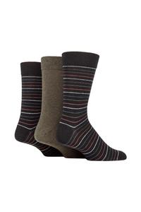 3 пары носков из 100% переработанного хлопка с несколькими полосками SOCKSHOP TORE, черный