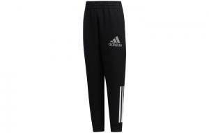 Детские трикотажные спортивные штаны Adidas, черный