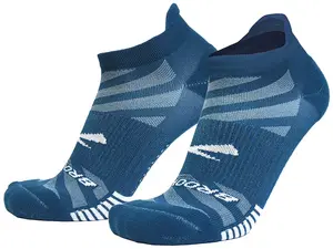 Носки для бега Brooks унисекс Ghost Lite — 2 шт, цвет Moroccan Blue