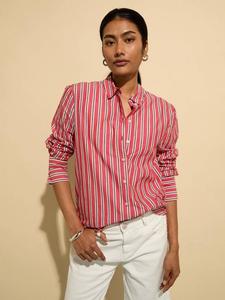 Футболка Rishma Classic Organic Cotton с длинным рукавом в полоску Baukjen