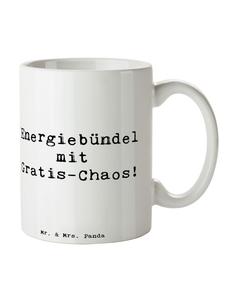 Белая детская кружка с энергичной надписью Mr. & Mrs. Panda