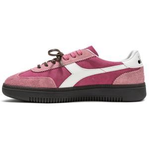 Diadora Низкие износостойкие кроссовки для скейтбординга Saunter BOLD унисекс цвета фуксия, аврора, розовый лазер, серебристый циркон, черный