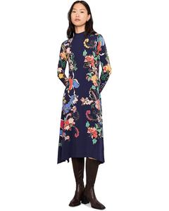 Женское платье Johnny Was The Janie Favorite Hankerchief Hem Mock Neck, Blue