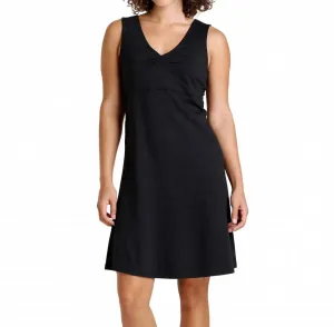 Мини-платье без рукавов Rosemarie, однотонное черное Toad&Co