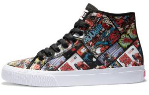 Marvel X Canvas Shoes Men High-top Black Dc Shoes