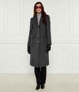 Шерстяное пальто Liu Jo, цвет grafite